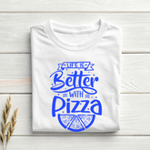 Cool Pizza Vibes Graphic Regular Fit T-shirt
